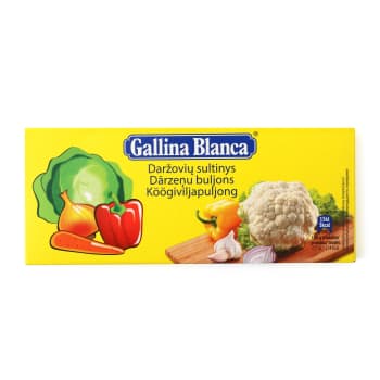 Dārzeņu buljons Gallina Blanca 12x10g