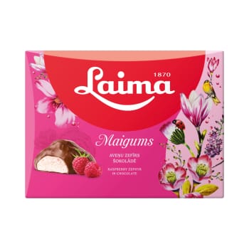 Zefīrs LAIMA MAIGUMS AVEŅU šokolādē 185g
