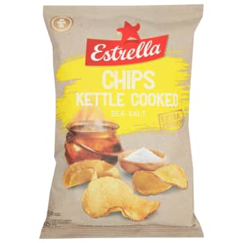 Čipsi ESTRELLA KETTLE ar sāli 120g