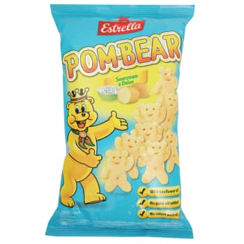 Čipsi ESTRELLA POM BEAR sk.krēj.sīp. 65g