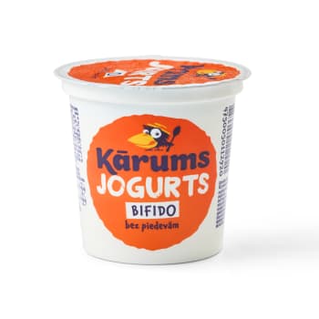 Bifido jogurts KĀRUMS bez piedevām 310g