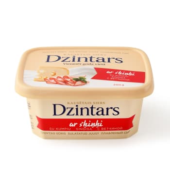Kausētais siers DZINTARS ar šķiņķi 200g