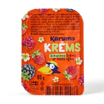 Biezpiena krēms KĀRUMS meža ogu 85g