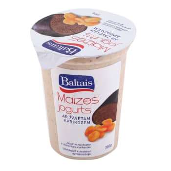 Jogurts BALTAIS maizes ar žāvētām aprikozēm 380g