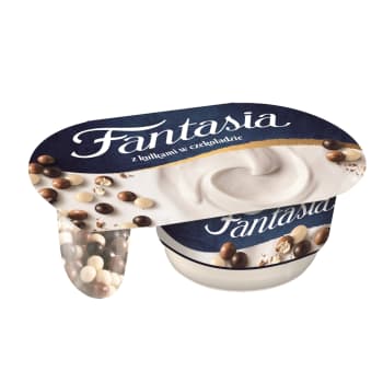 Jogurts FANTASIA ar šok.bumbiņām 100g