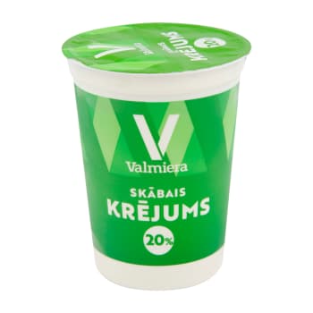 Skābais krējums VALMIERAS 20% 450 g