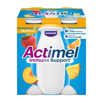 Jogurta dzēriens ACTIMEL multiaugļu 4x100g