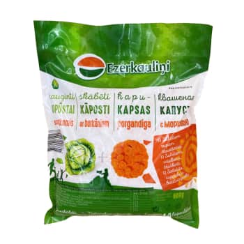 Kāposti skābēti ar burkāniem 800g