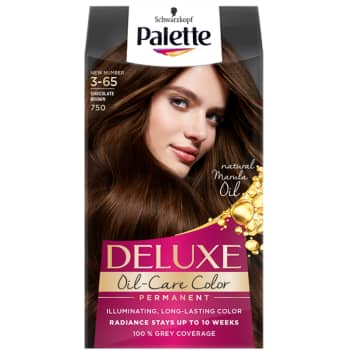 Palette Deluxe matu krāsa 3-65 šokolādes brūns