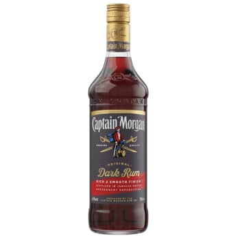 Rums CAPTAIN MORGAN BLACK 40% 0,7l