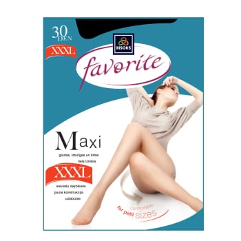 Siev.zeķbik.FAVORITE MAXI 30 black 7/8