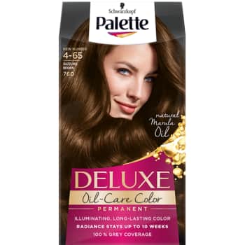 Palette Deluxe matu krāsa 4-65 starojoši brūns