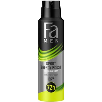 Dezod.FA SPORT ENERGY BOOST vīr. 150ml