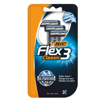 Vienreizējie skuvekļi BIC FLEX 3 3gab.