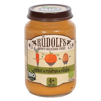 Biez.RŪDOLFS BIO ķirb.burk.kart. 4+ 190g