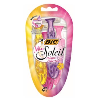 Vienr.skuv. BIC MISS SOLEIL COLOUR 4gab.