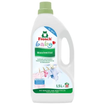Veļas mazgāšanas līdzeklis FROSCH Baby 21.m.r. 1,5L
