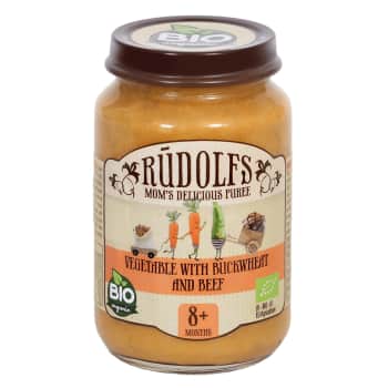 Biez.RŪDOLFS BIO dārz.griķ.jaunl.8+ 190g