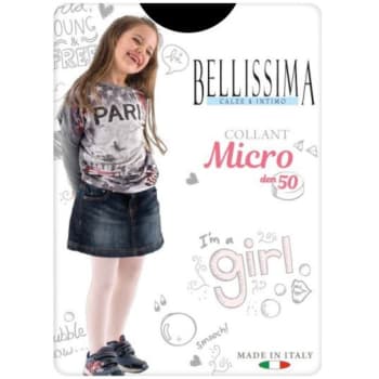Meit.zeķb.BELLISSIMA Micro 50 nero 10