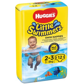Autiņ.HUGGIES Swim peld.3-8kg, 12gab