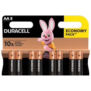 Baterijas DURACELL AA 8gab.