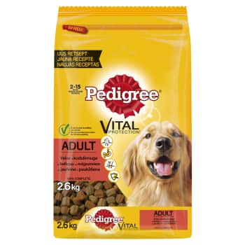 Sausā suņu bar.PEDIGREE liel/majp.2.6kg