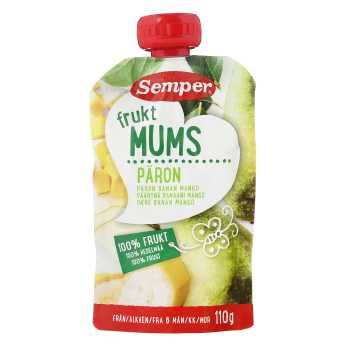 Biezenis SEMPER bumbieru-mango-banānu 6+ 110g