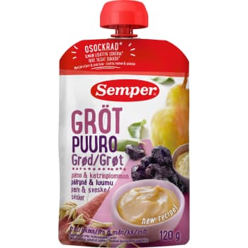 Biezenis SEMPER garudu-bumbieru-plūmju 6+ 120g