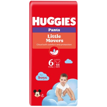 Autiņbiksītes HUGGIES Boy S6 15-25kg 44gab.