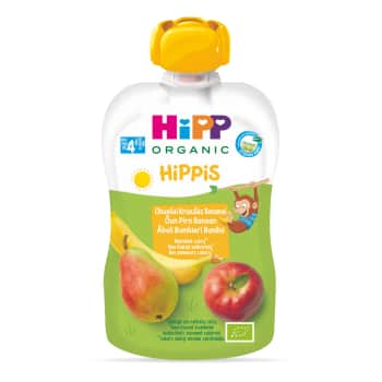 Biezenis HIPP BIO āboli banāni 4+ 100g