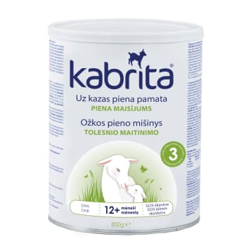 Kazas piena maisījums KABRITA 3 12+ 800g