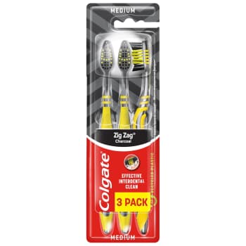 Zobu birstes COLGATE Zig-Zag Medium 3gb.
