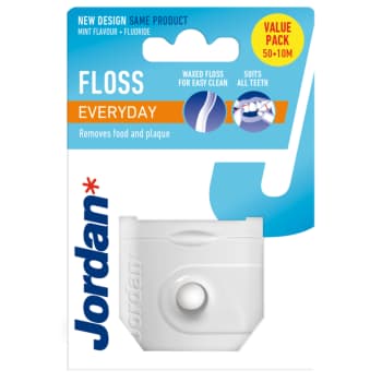 Zobu diegs JORDAN Everyday Floss 50m+10m