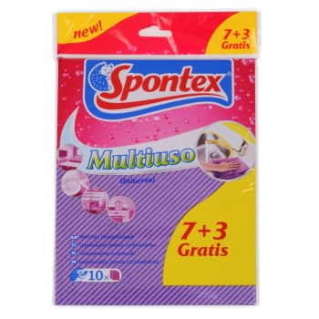 Universāli audumi SPONTEX MULTIUSO 7+3gab.