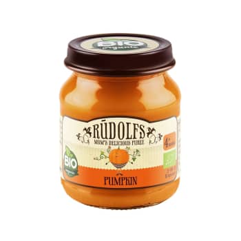 Biezenis RŪDOLFS BIO saldo ķirbju 4+ 120g