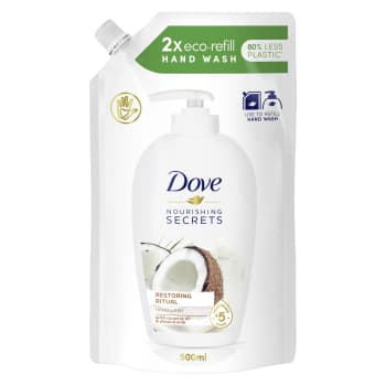 Šķidrās ziepes DOVE Coconut Oil 500ml