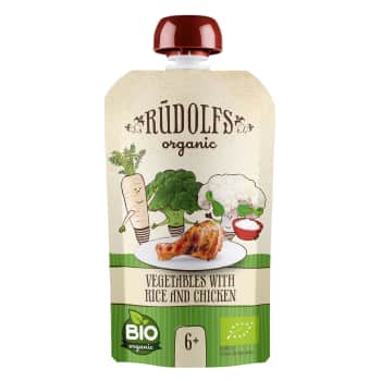 Biez.RŪDOLFS BIO dārz.rīsi vista 6+ 110g