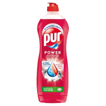 Trauku mazgāšanas līdzeklis PUR Power Raspberry 750ml