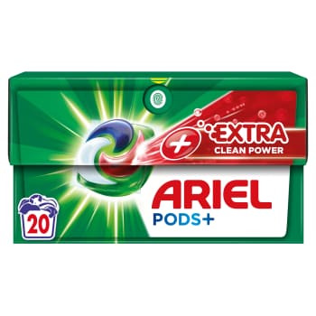 Veļas mazgājamās kapsulas ARIEL Extra Clean 20m.r.