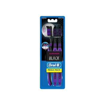 Zobu birste ORAL-B Allrounder Black, Medium, 3 gab.
