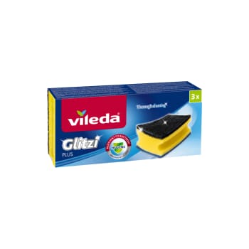 Sūkļi VILEDA Glitzi Plus 3gab.