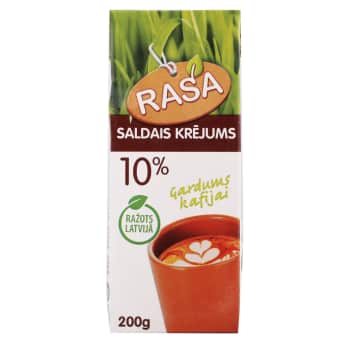 Saldais krējums RASA 10% 200ml
