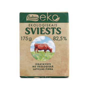 Sviests EKOLOĢISKAIS 82.5% 175g