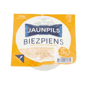 Biezpiens 5% JAUNPILS 275g