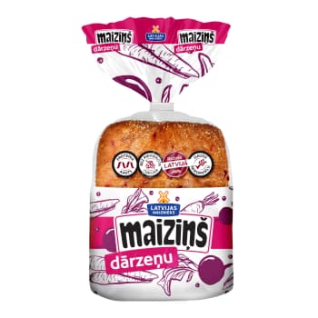 Maize Maiziņš dārzeņu LATVIJAS MAIZNIEKS 240g