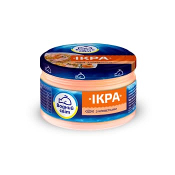 Ikru pasta ar garnelēm VODNII SVIT 160g