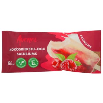 Saldējums kokosriekstu-ogu AVENEI 80g