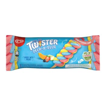 Saldējums TWISTER peek Blue Mel 72g