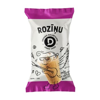 Saldējums ar rozīnēm vaf.glāz. DRUVA 70g