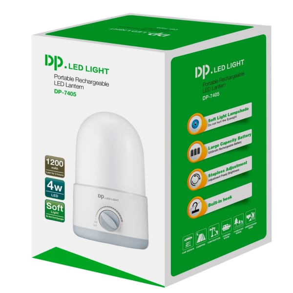 Uzlādējama led laterna dp 7405